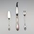 Nordic Vintage 830 Silver Cheese Server Trio TH Marthinson